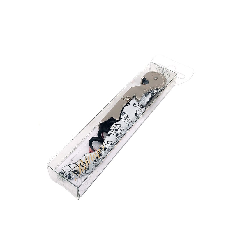 Pulltap's Genuine Music 500 Waiter's Corkscrew â€“ Double-Hinged Wine Key with Hinged Foil Cutter â€“ Patented Design â€“ Made in Spain â€“ Musical - Image 4